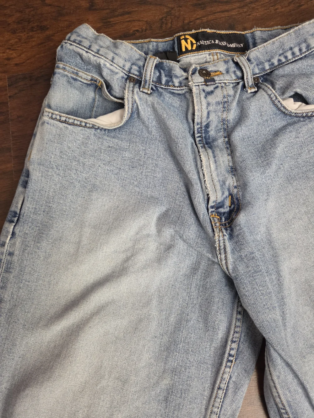 Nautica Light Blue Straight Leg Jeans